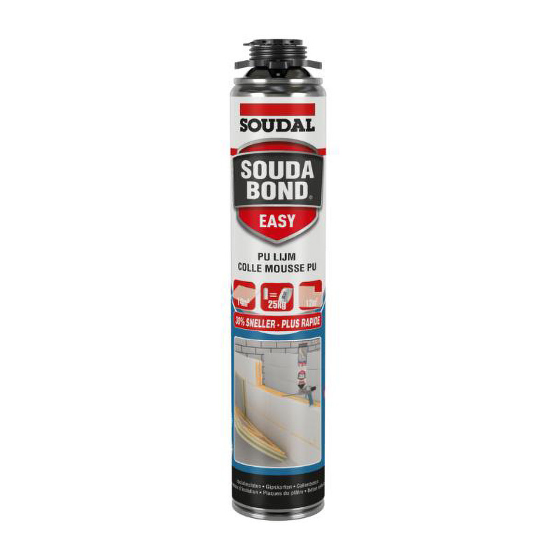 Soudal Soudabond Easy PU Foam Adhesive Orange Heavy Duty – Gun Grade 750ml