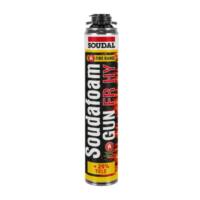 Soudal Soudafoam Fire Rated High Yield Expanding Foam – Gun Grade 750ml