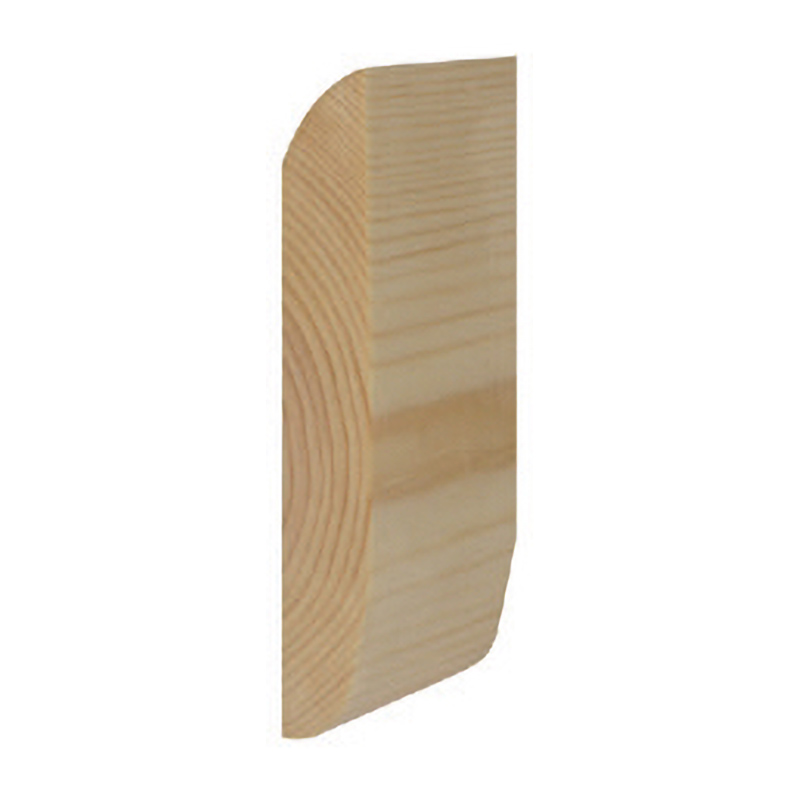 Softwood Skirting – Bullnose/Chamfered 19mm x 75mm (Per Metre)