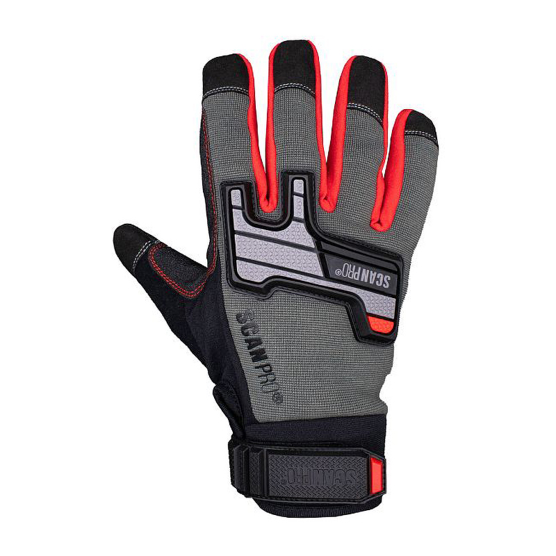 Scan Mechanics Work Gloves – Synthetic Leather Palm Size 9/Large
