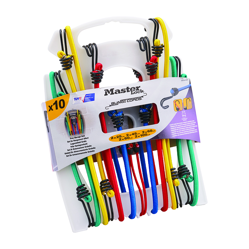 Master Lock Twin Wire Bungee Cord Set (10 Piece)