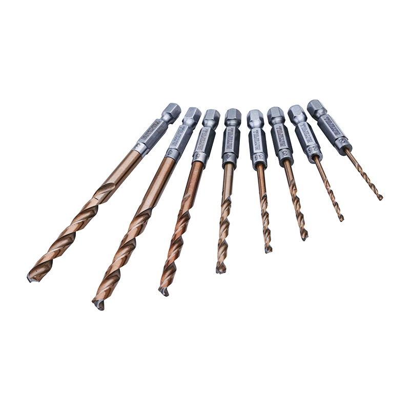 Faithfull HSS Quick Change Impact Driver Drill Bit Set (8 Piece)