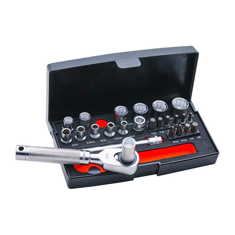 Bahco 1/4″ Drive Socket Set (25 Piece)