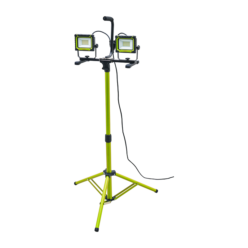 Lighthouse Twin LED Site Light & Tripod 76W (110V)
