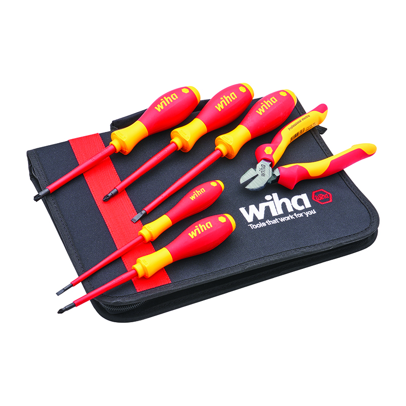 Wiha Electrician’s VDE Screwdriver & Snips Set