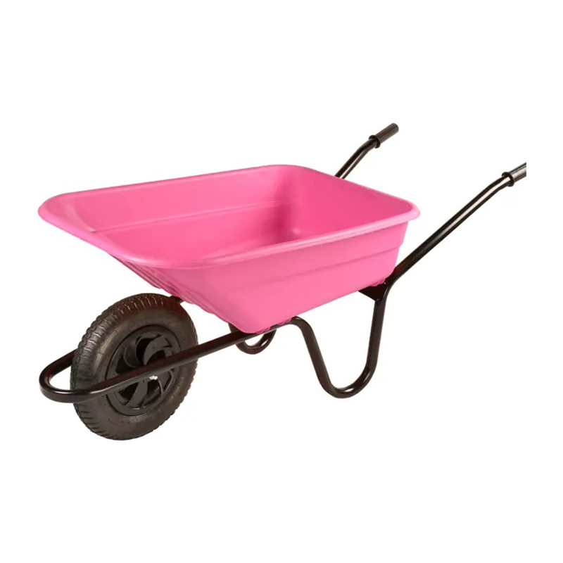 Shire Polypropylene  Wheelbarrow Pink 90L with Pneumatic Wheel