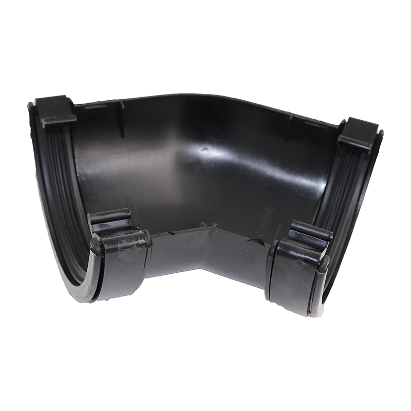 Kalsi Half Round 112mm Gutter Angle 135° – Black