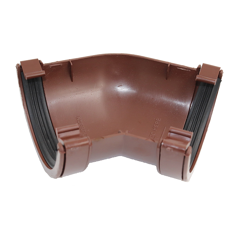Kalsi Half Round 112mm Gutter Angle 135° – Brown