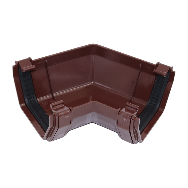 Kalsi Square Line 114mm Gutter Angle 120° – Brown