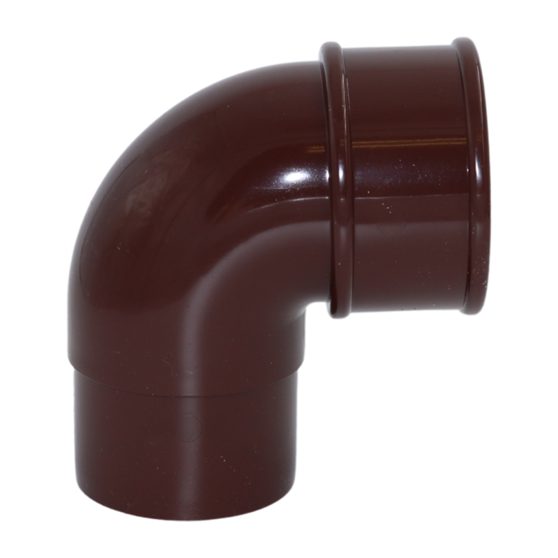Kalsi Round 68mm Downpipe Offset Bend 92.5° – Brown