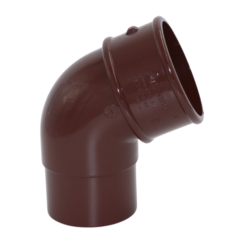 Kalsi Round 68mm Downpipe Offset Bend 112.5° – Brown