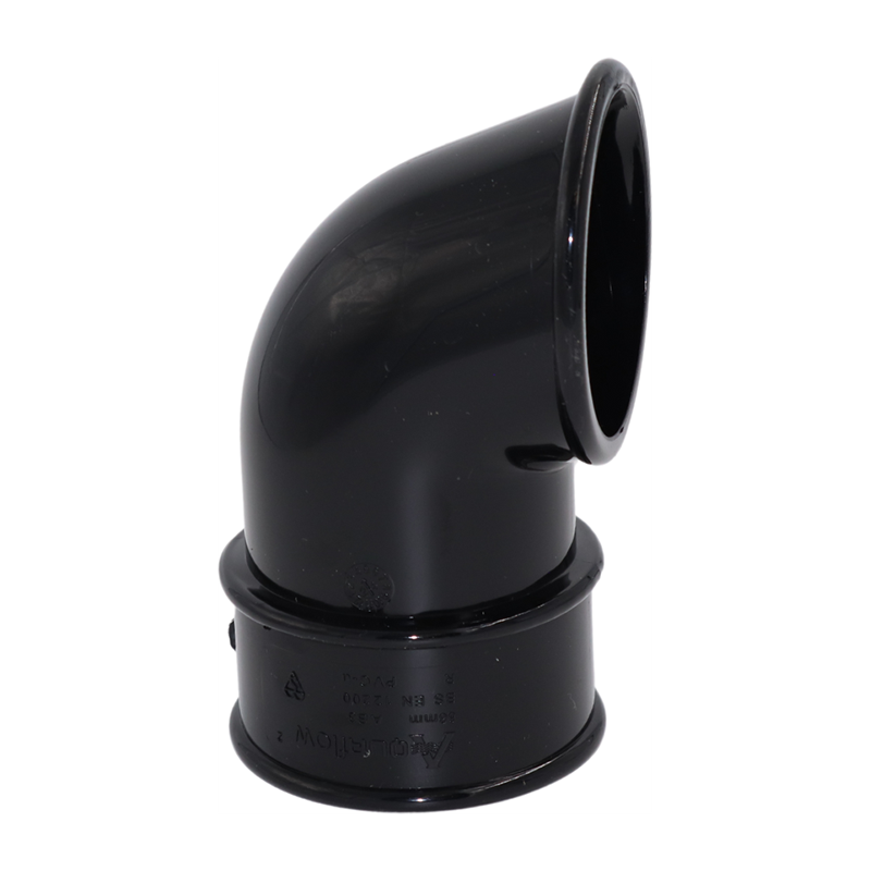 Kalsi Round 68mm Downpipe Shoe – Black