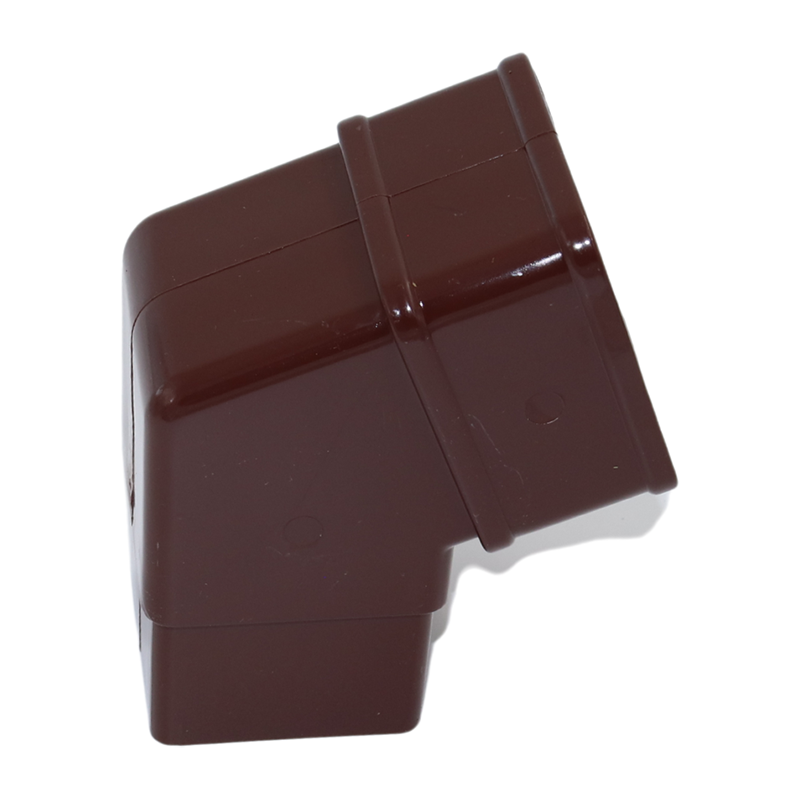 Kalsi Square 65mm Downpipe Offset Bend 112.5°- Brown