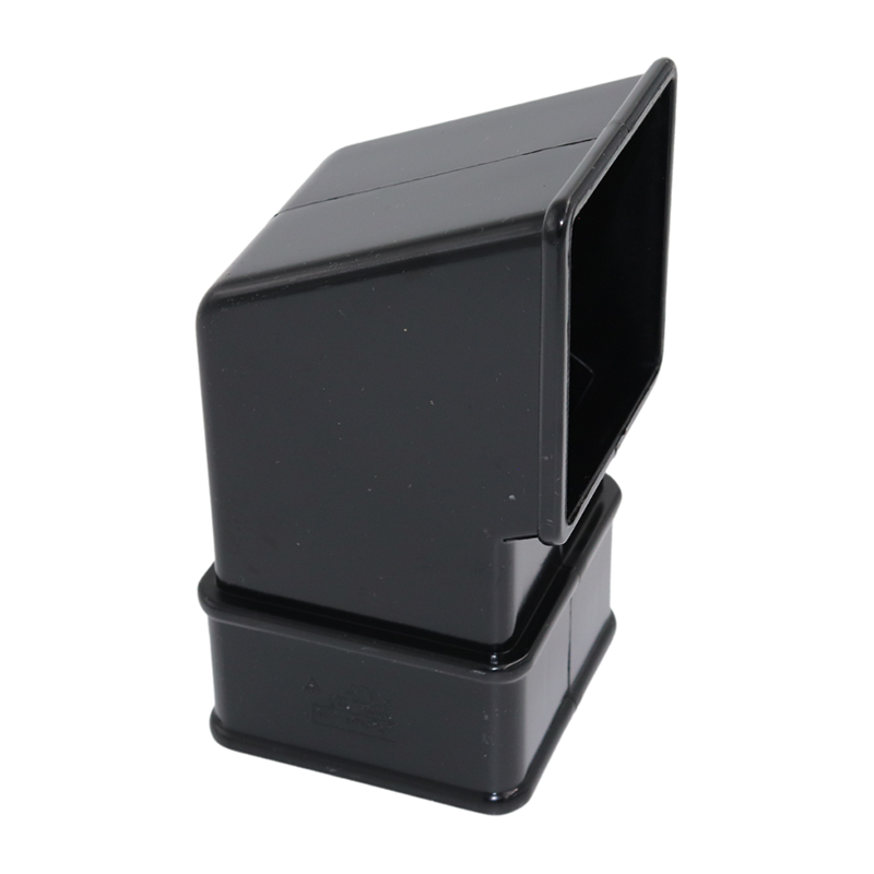 Kalsi Square 65mm Downpipe Shoe – Black