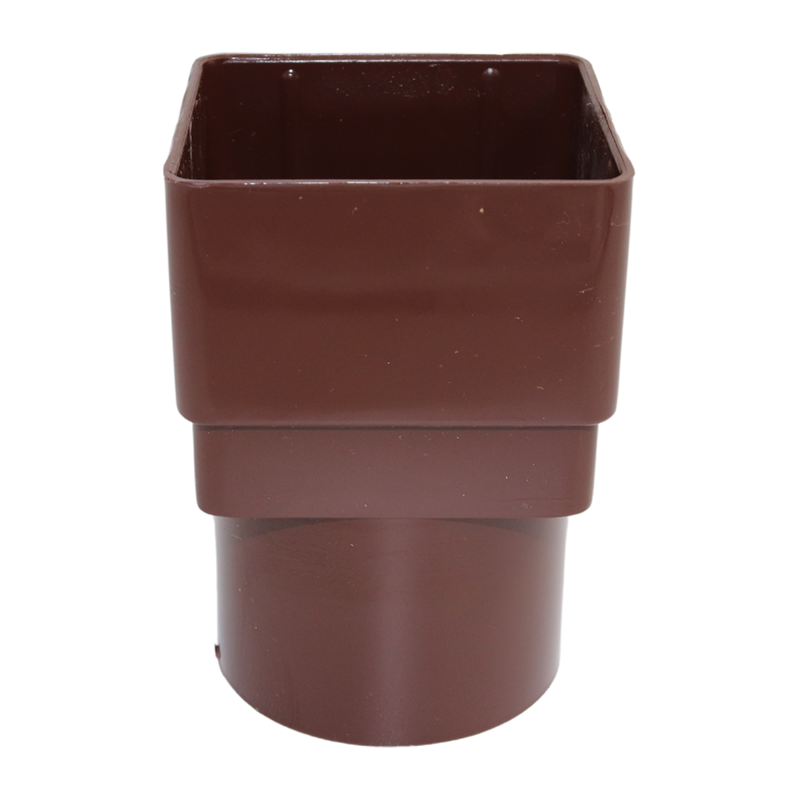 Kalsi Round 68mm to Square 65mm Downpipe Adaptor – Brown