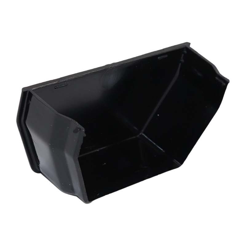 Kalsi Square Line 114mm Gutter Stopend Internal – Black