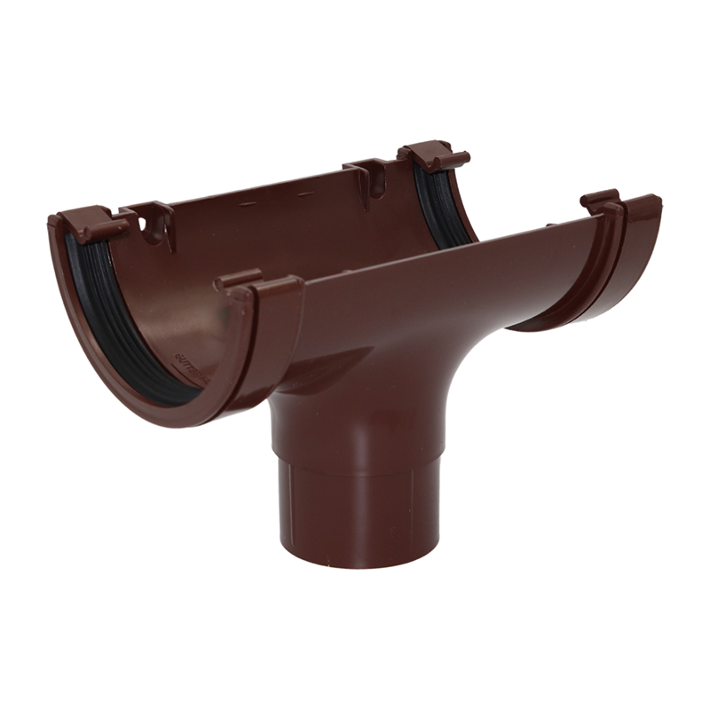 Kalsi Half Round 112mm Running Outlet – Brown