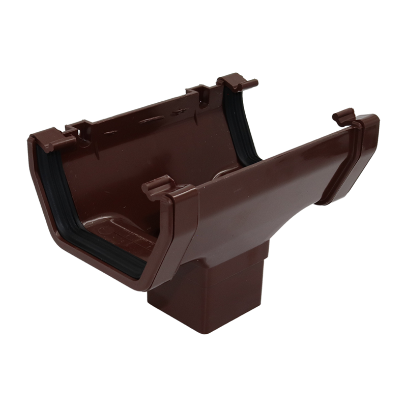 Kalsi Square Line 114mm Running Outlet – Brown