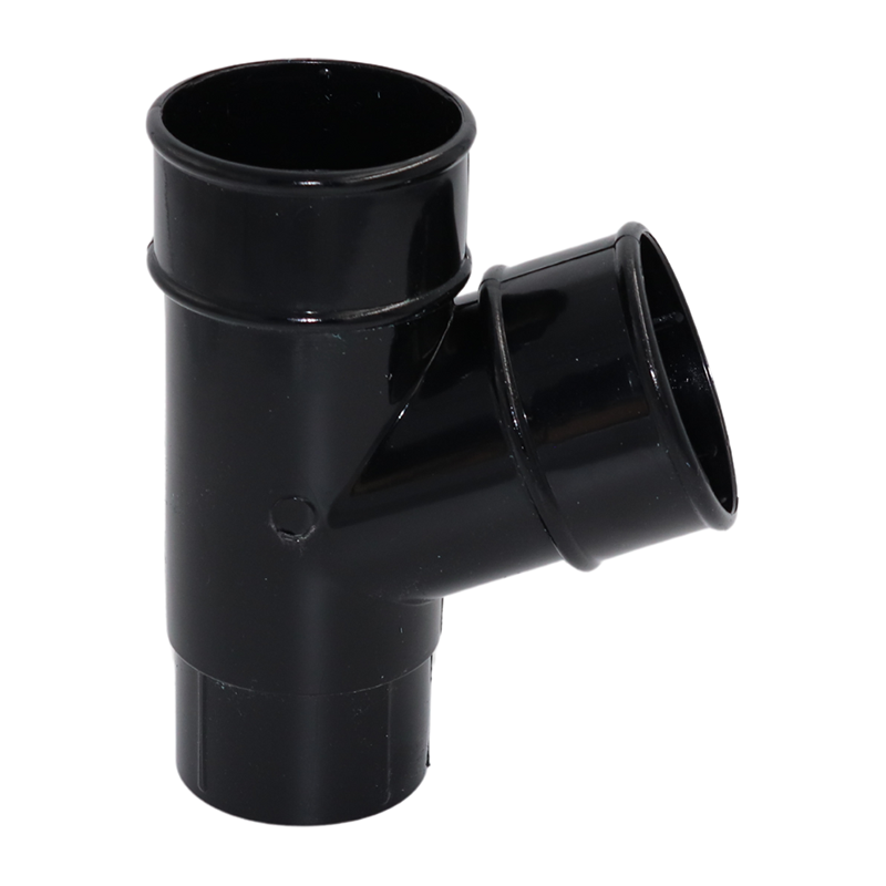 Kalsi Round 68mm Downpipe Branch 112.5° – Black