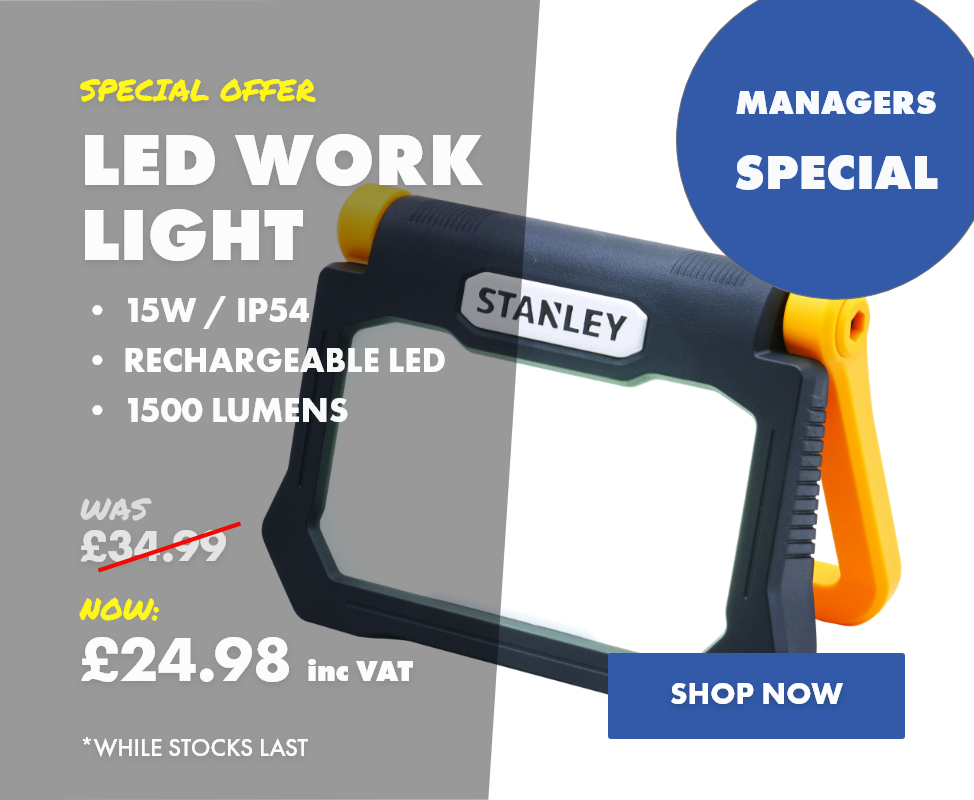 Tudors LED Work Light Promotion - Get Kitted Out