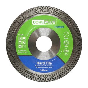 CorePlus Hard Tiles Turbo Diamond Blade (105mm x 22.23mm)