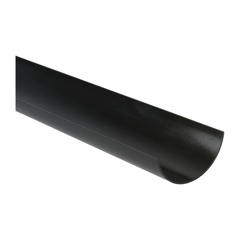 Brett Martin 112mm Roundstyle Gutter 2m – Black