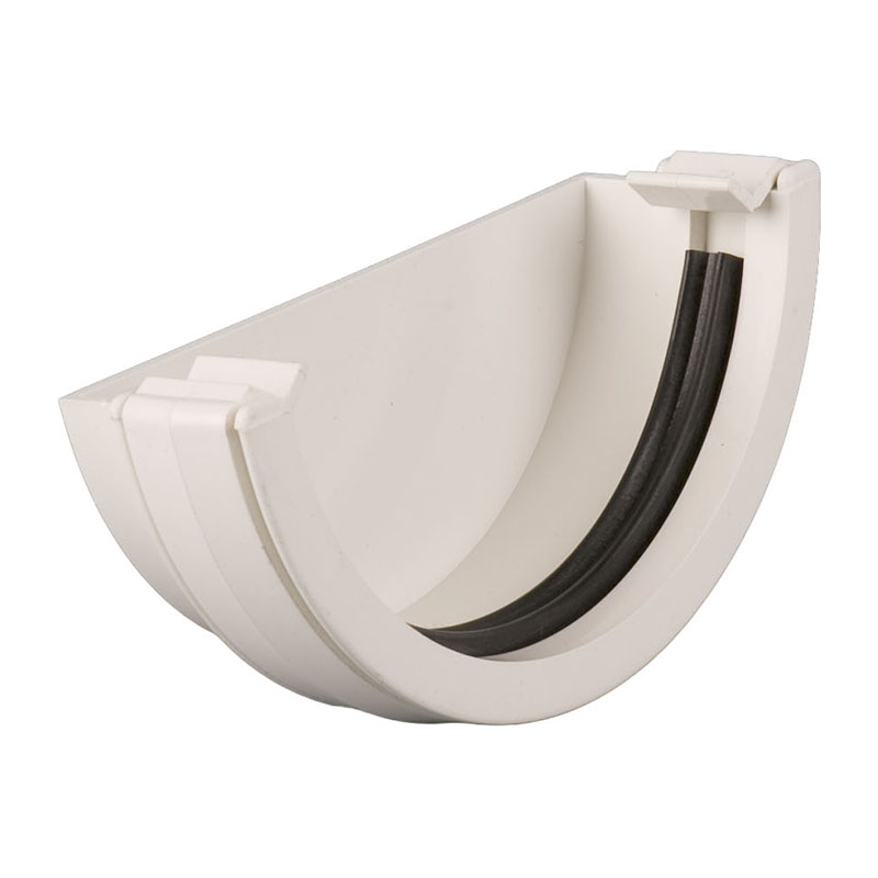 Brett Martin 112mm Roundstyle External Stopend – Arctic White