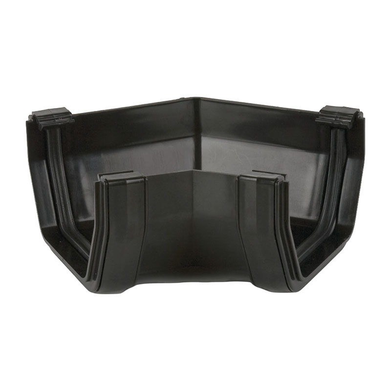 Brett Martin 114mm Squarestyle Gutter Angle 135&deg; – Black