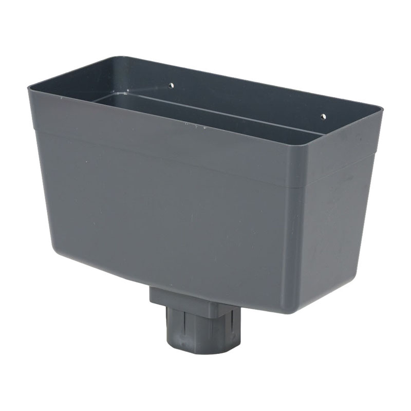 Brett Martin 68mm Round Downpipe Rainwater Head – Anthracite