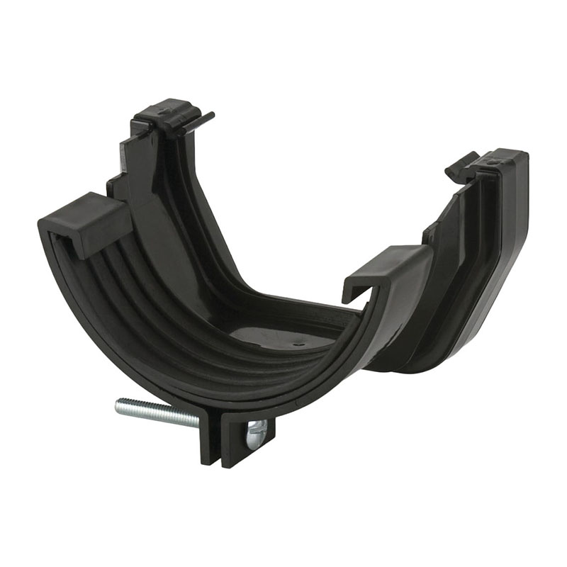 Brett Martin 114mm Squarestyle to 112mm Roundstyle Gutter Adaptor – Black