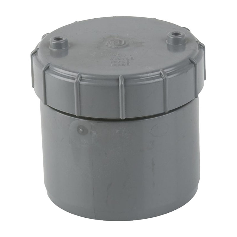 Brett Martin 110mm Soil Access Plug – Grey