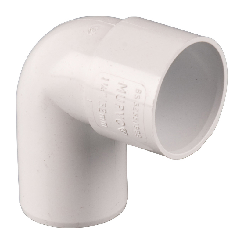 Brett Martin 32mm Solvent Waste Conversion Bend 90&deg; – White