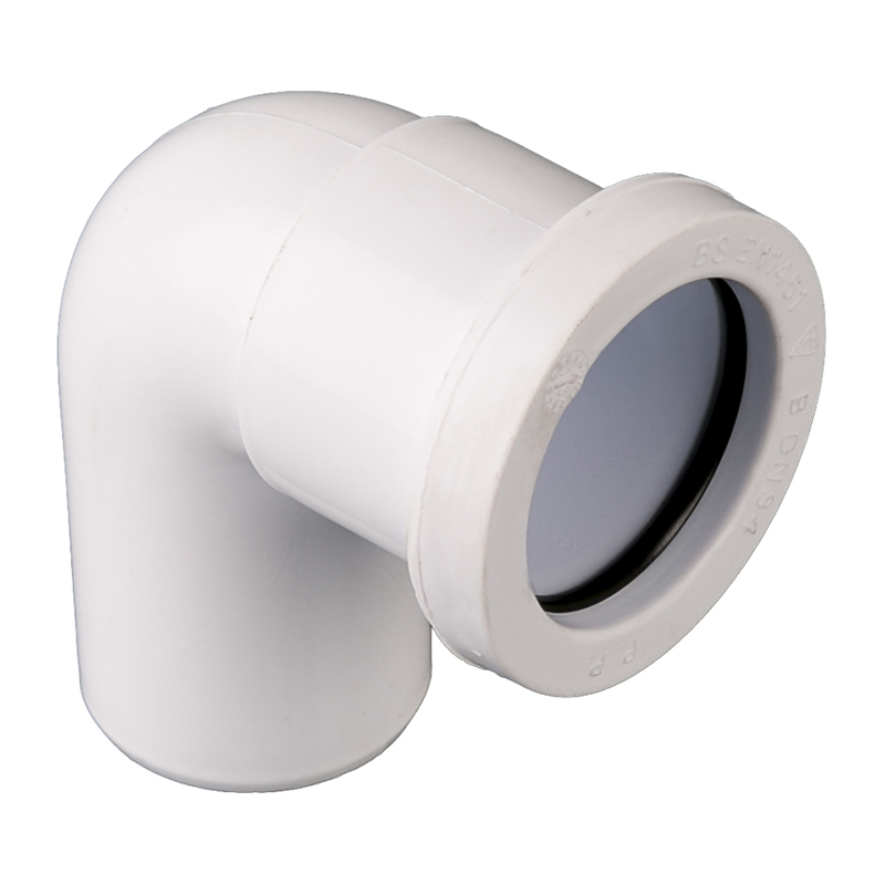 Brett Martin 32mm Push-Fit Waste Conversion Bend 90&deg; – White