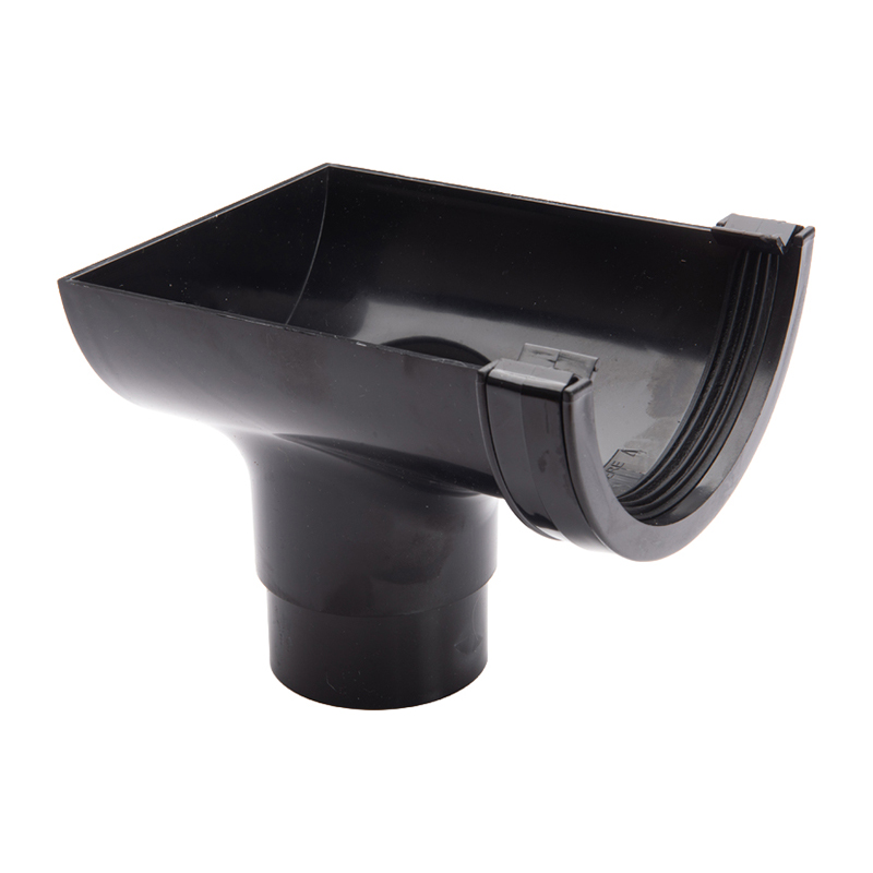 Brett Martin 112mm Roundstyle Stopend Outlet – Black