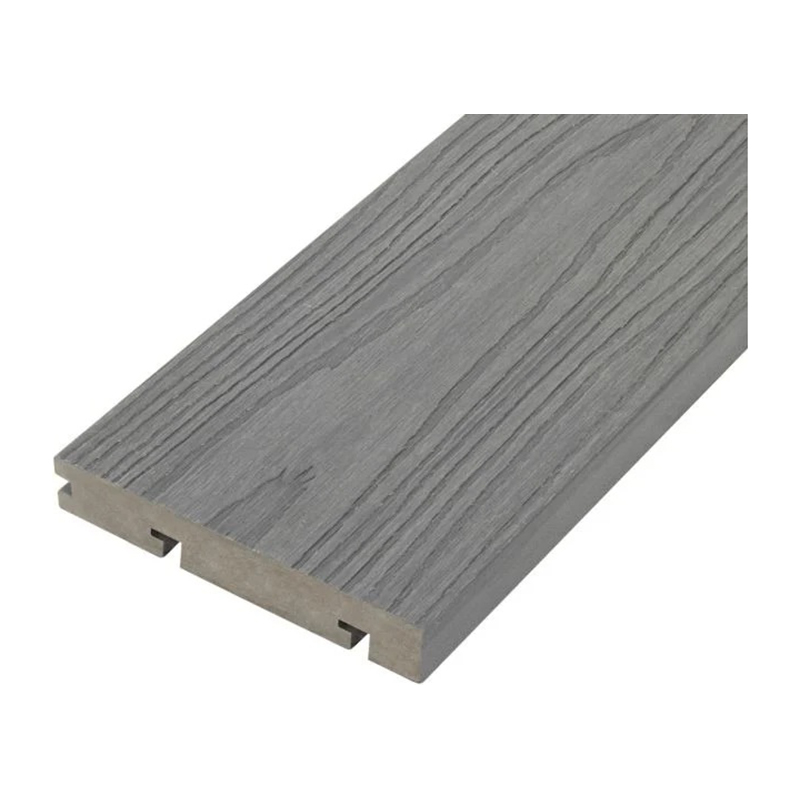 VersaDeck / ProDeck Bullnose Composite Decking Board – Woodgrain Platinum (23mm x 150mm x 4m)